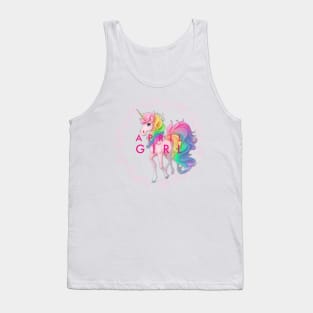 Born in april unicorn Tank Top